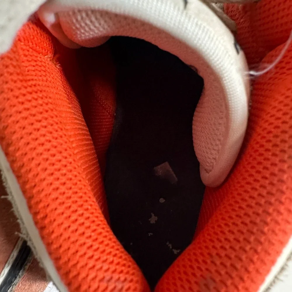 Nike Air Jordan 1 Mid DV-1336-800 Sneakers Retro Shoes Orange‎ White Black SZ 5Y